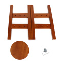 Good quality adjustable solid bamboo wood plant stand indoor wooden plant stand for flower pot